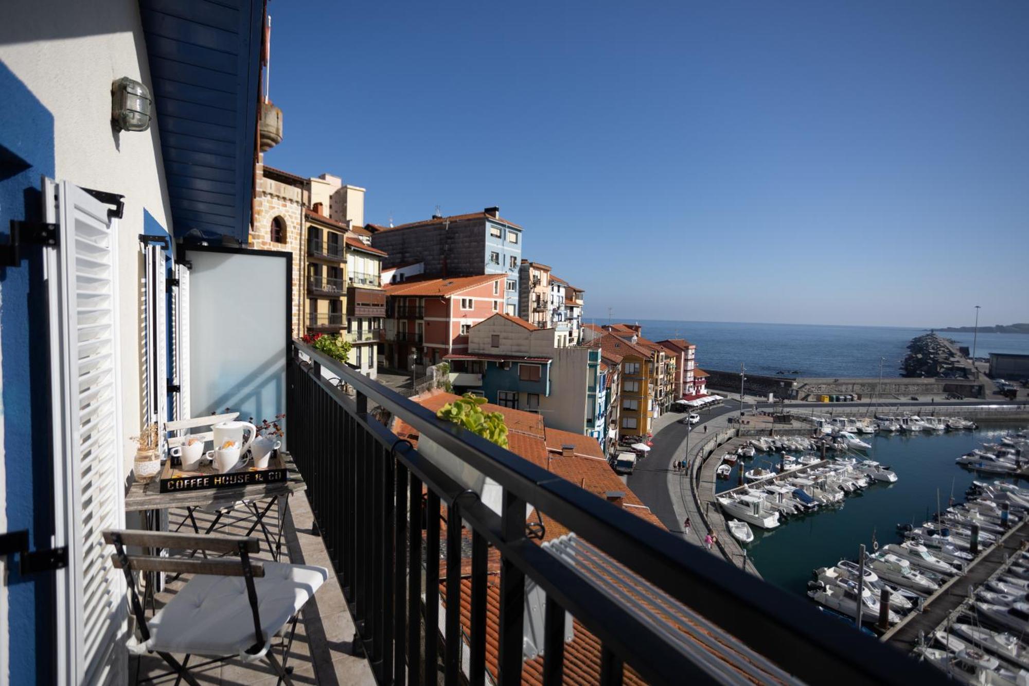Apartamento Torrontero con vistas al mar Bermeo Exterior foto